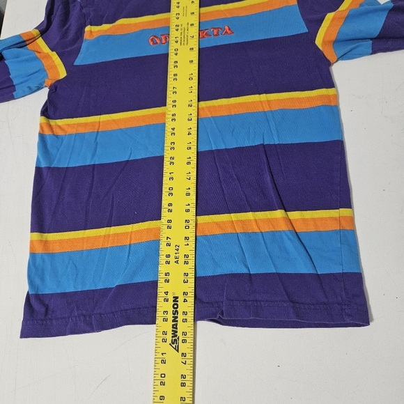 OFWGKTA Colorful Men’s Strip Knit Shirt Large Tyler Long Sleeve Color Block Med - Picture 5 of 5